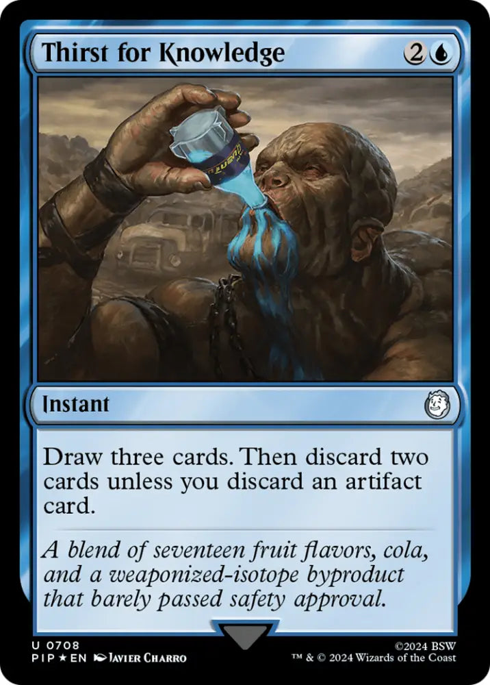 Thirst for Knowledge (Surge Foil) [Fallout] - MTG Single