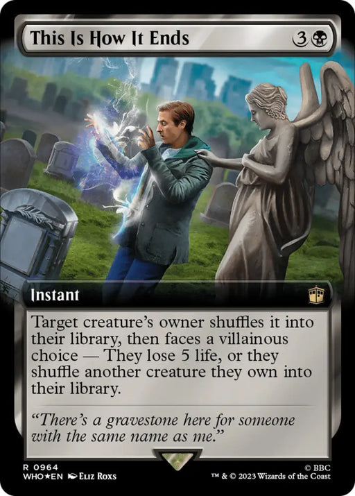 This Is How It Ends (Extended Art) (Surge Foil) [Doctor Who] - MTG Single