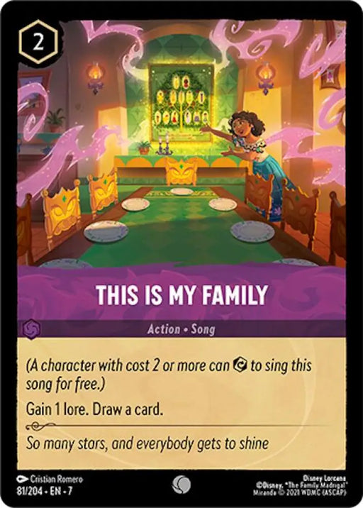 This Is My Family (81/204) [Archazia’s Island] - Lorcana Single