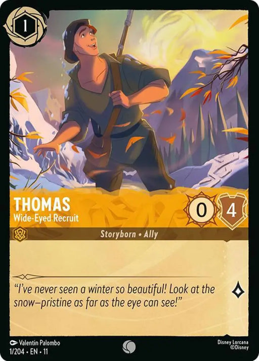 Thomas - Wide-Eyed Recruit (1/204) [Winterspell]