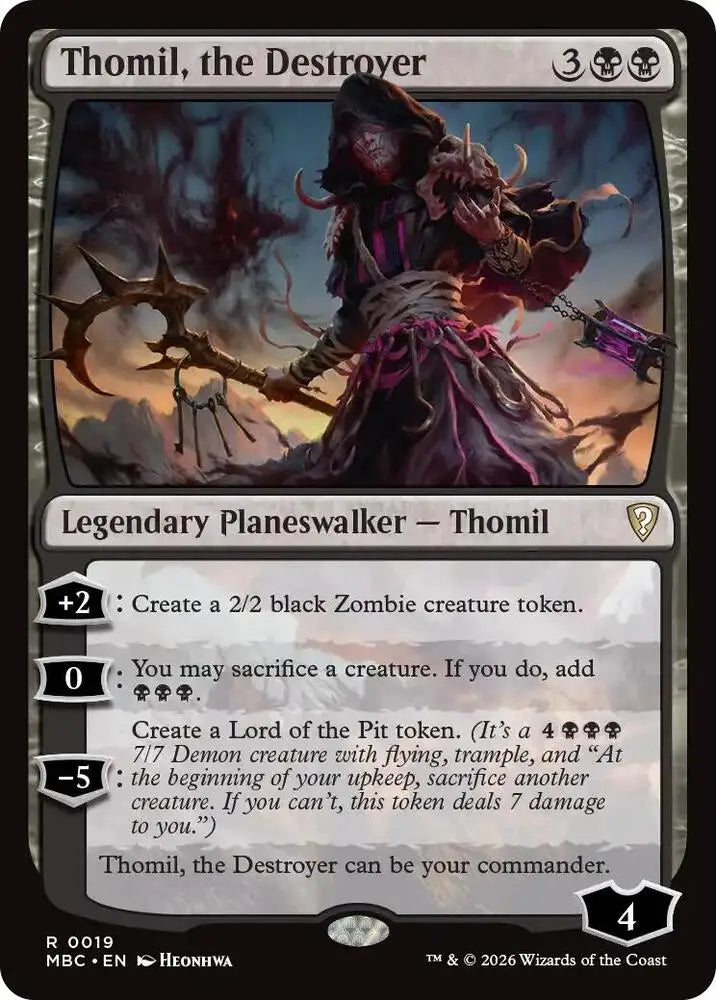 Thomil, the Destroyer (19) [Mystery Booster Commander Edition]