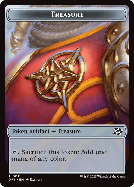 Thopter (0009) // Treasure Double-Sided Token [Aetherdrift Tokens] - MTG Single
