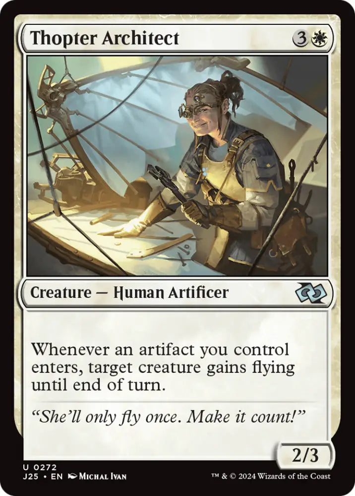 Thopter Architect [Foundations Jumpstart] - MTG Single