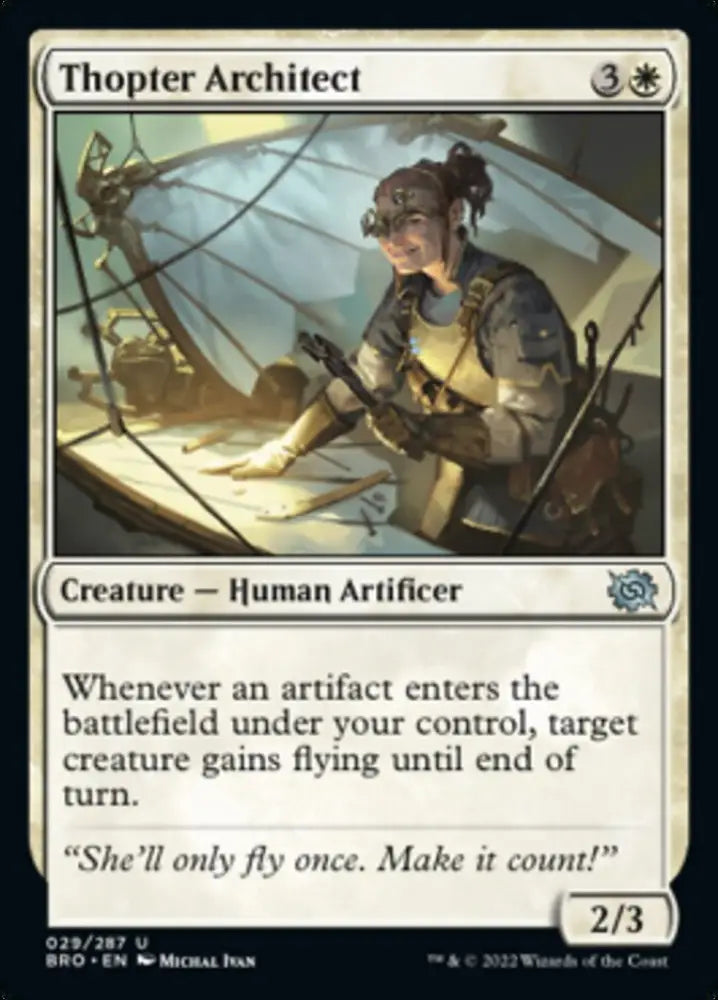 Thopter Architect [The Brothers’ War] - MTG Single