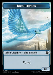 Thopter // Bird Illusion Double-Sided Token [Commander Masters Tokens] - MTG Single