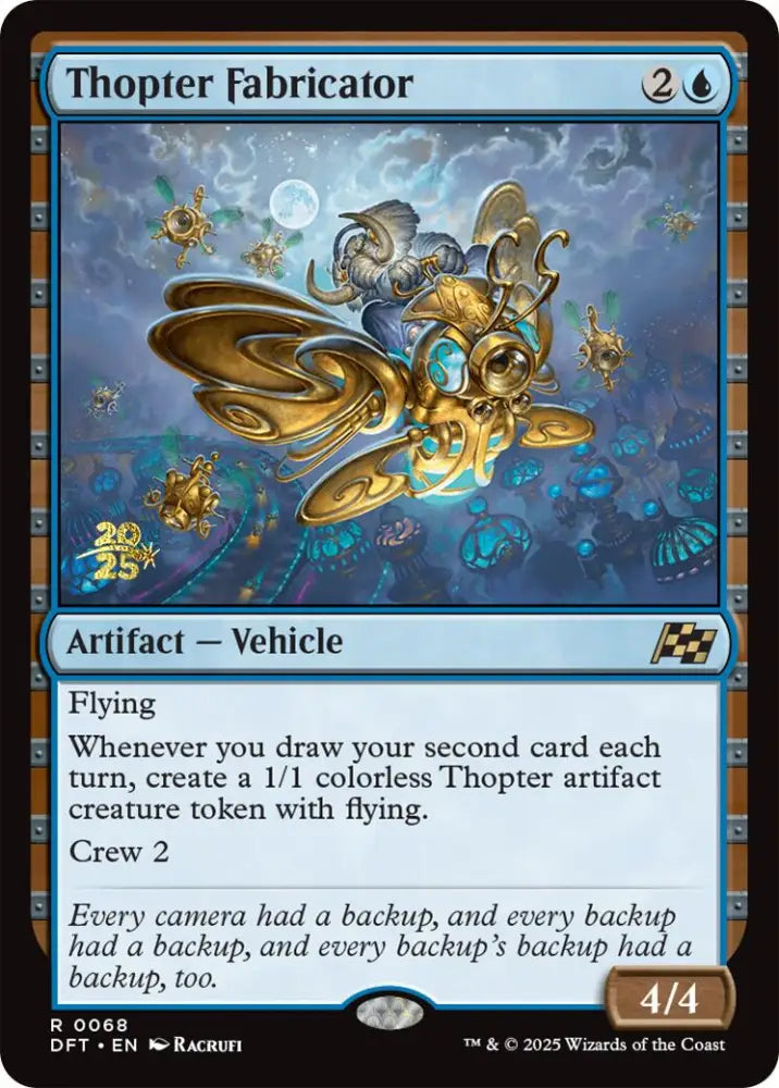 Thopter Fabricator [Aetherdrift Prerelease Promos] - MTG Single