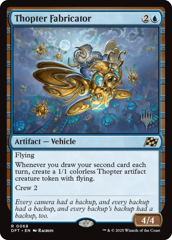 Thopter Fabricator (Promo Pack) [Aetherdrift Promos] - MTG Single