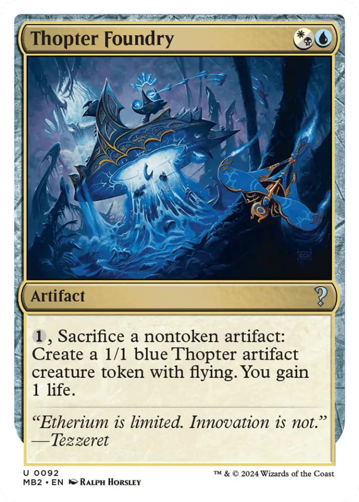 Thopter Foundry (White Border) [Mystery Booster 2] - MTG Single