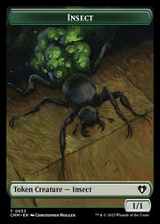 Thopter // Insect Double-Sided Token [Commander Masters Tokens] - MTG Single