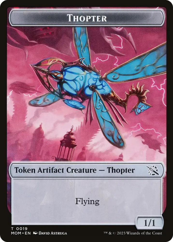 Thopter // Knight (10) Double-Sided Token [March of the Machine Tokens] - MTG Single