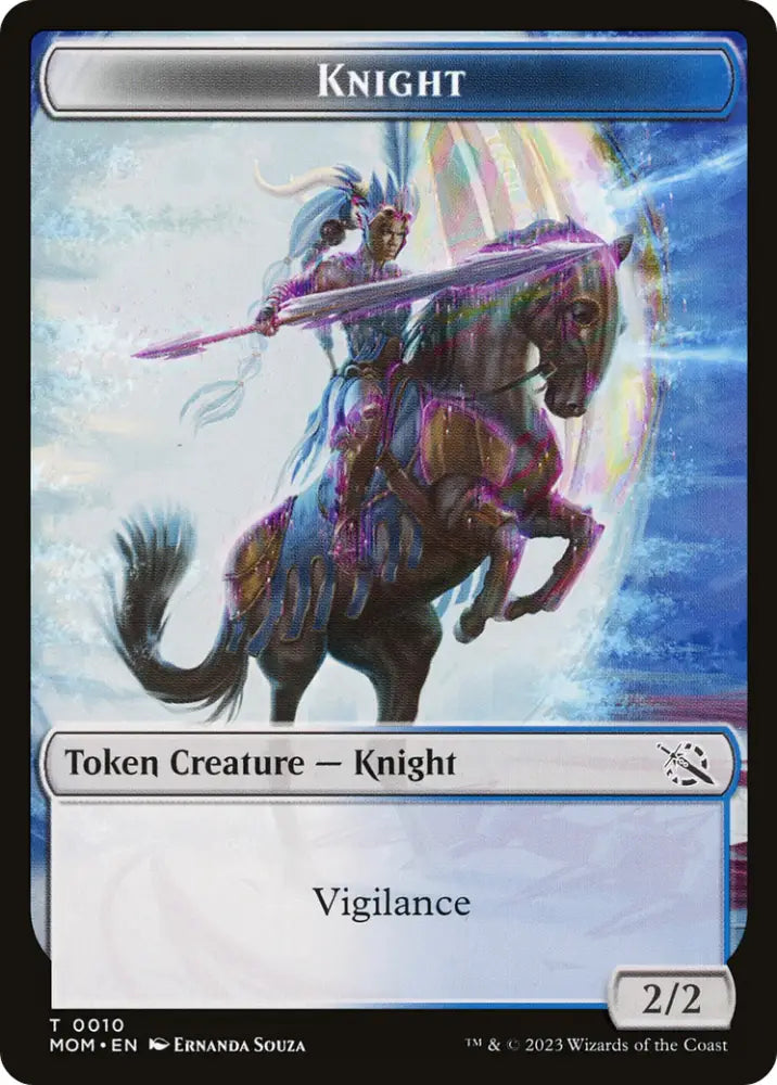 Thopter // Knight (10) Double-Sided Token [March of the Machine Tokens] - MTG Single