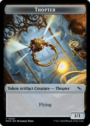 Thopter // Rhino Warrior Double-Sided Token [Murders at Karlov Manor Commander Tokens] - MTG Single