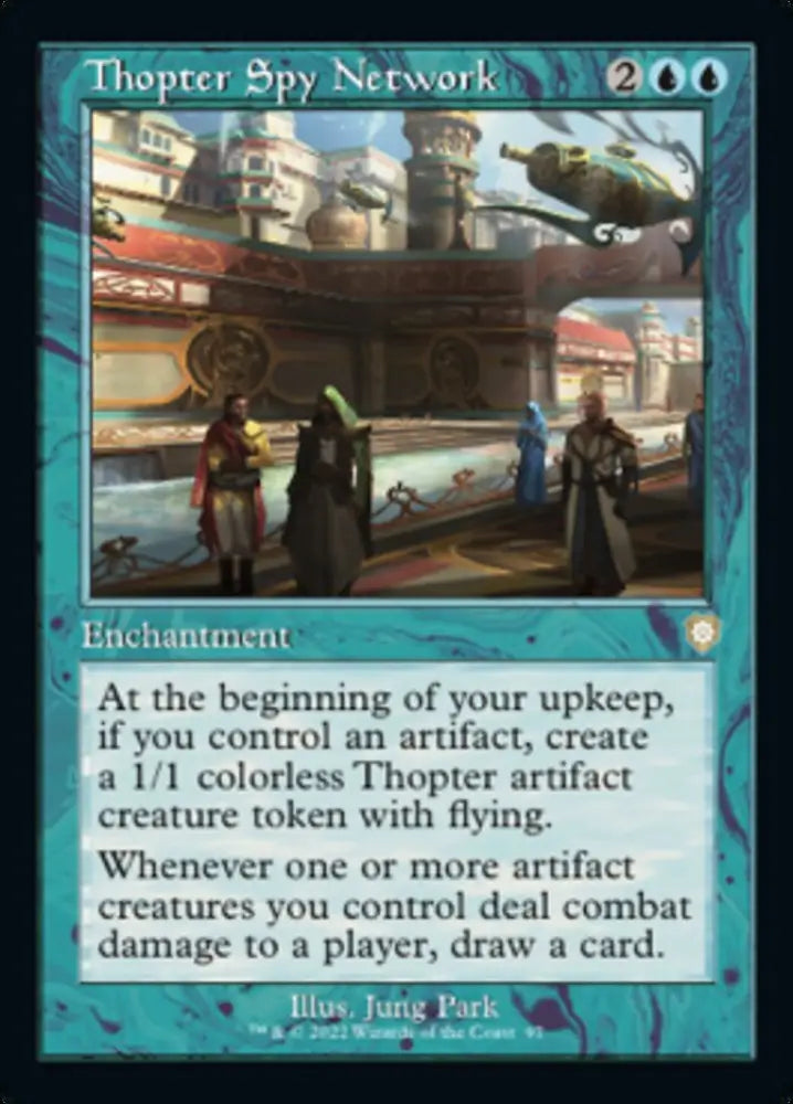 Thopter Spy Network (Retro) [The Brothers’ War Commander] - MTG Single