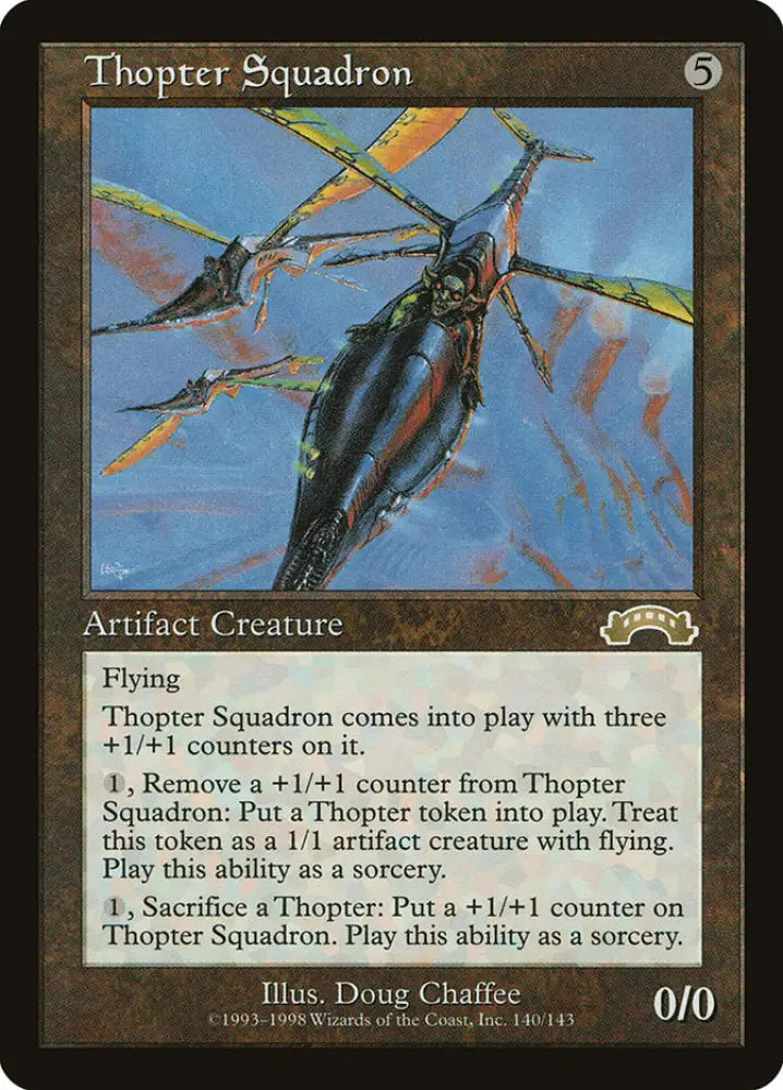 Thopter Squadron [Exodus] - MTG Single