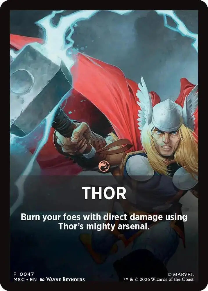 Thor Theme Card (47) [Marvel Super Heroes Commander]