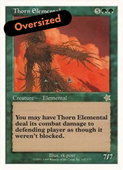 Thorn Elemental (Oversized) [Oversize Cards] - MTG Single
