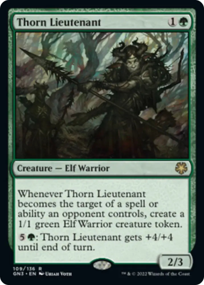 Thorn Lieutenant [Game Night: Free-for-All] - MTG Single
