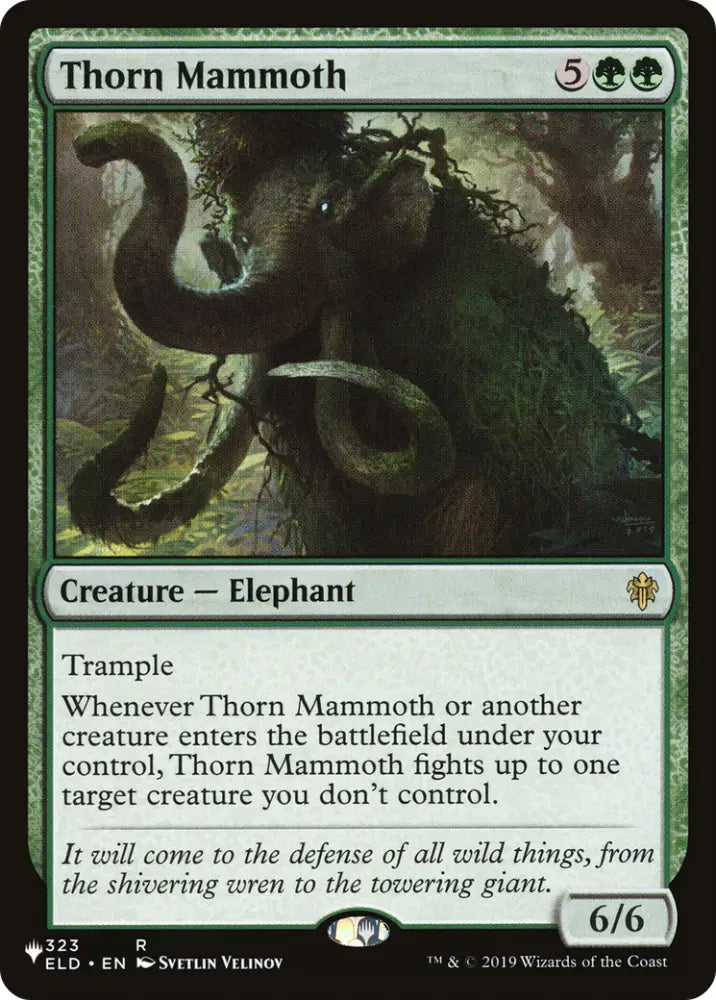 Thorn Mammoth [The List] - MTG Single