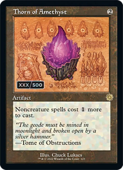 Thorn of Amethyst (Retro Schematic) (Serialized) [The Brothers’ War Retro Artifacts] - MTG Single