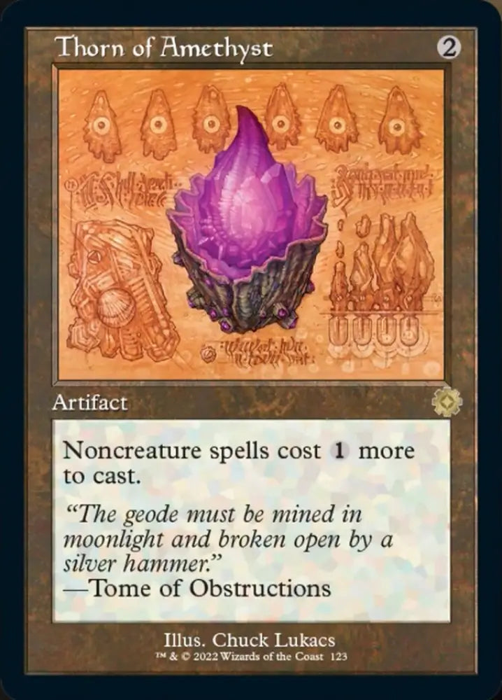Thorn of Amethyst (Retro Schematic) [The Brothers’ War Retro Artifacts] - MTG Single