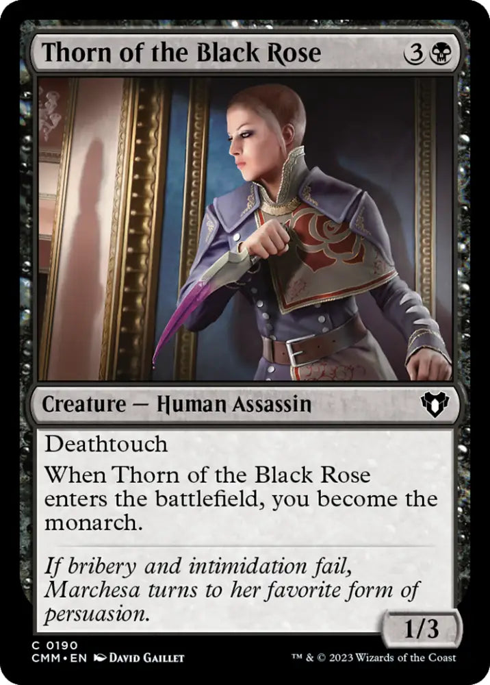 Thorn of the Black Rose [Commander Masters] - MTG Single