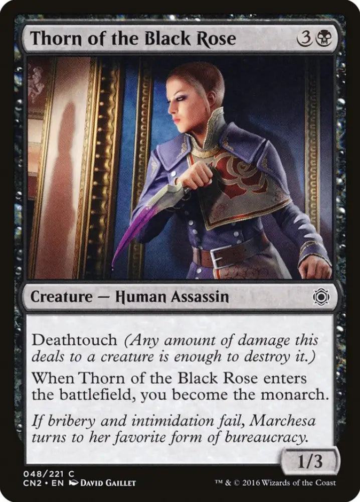 Thorn of the Black Rose [Conspiracy: Take the Crown] - MTG Single