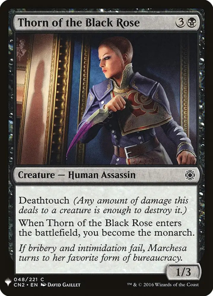 Thorn of the Black Rose [Mystery Booster] - MTG Single