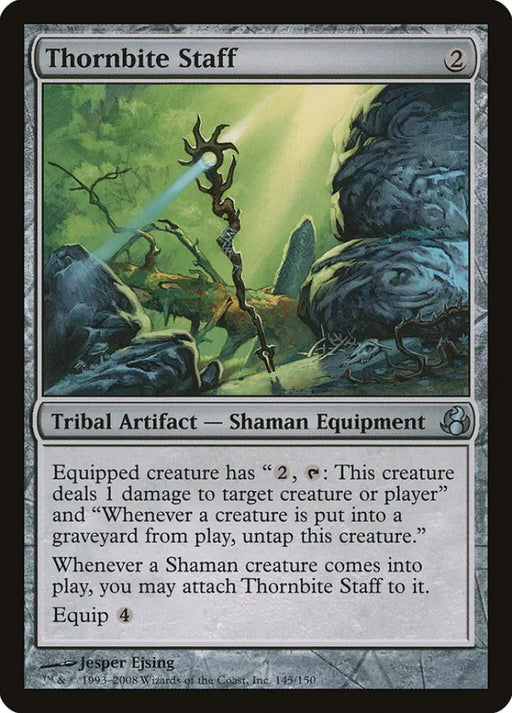 Thornbite Staff [Morningtide] - MTG Single