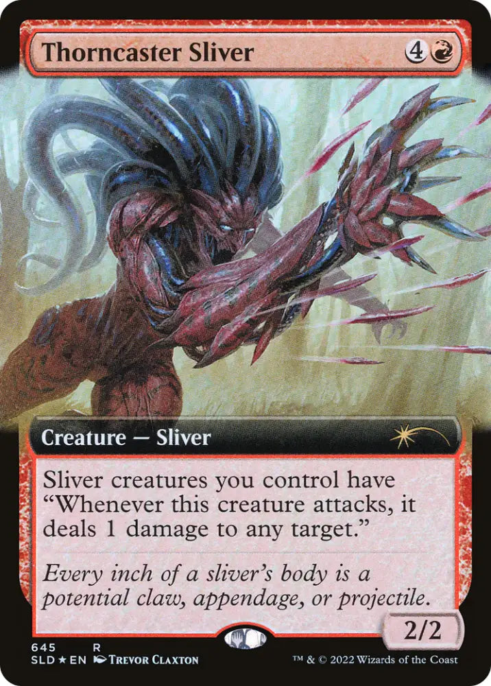 Thorncaster Sliver (Extended Art) [Secret Lair Drop Series] - MTG Single