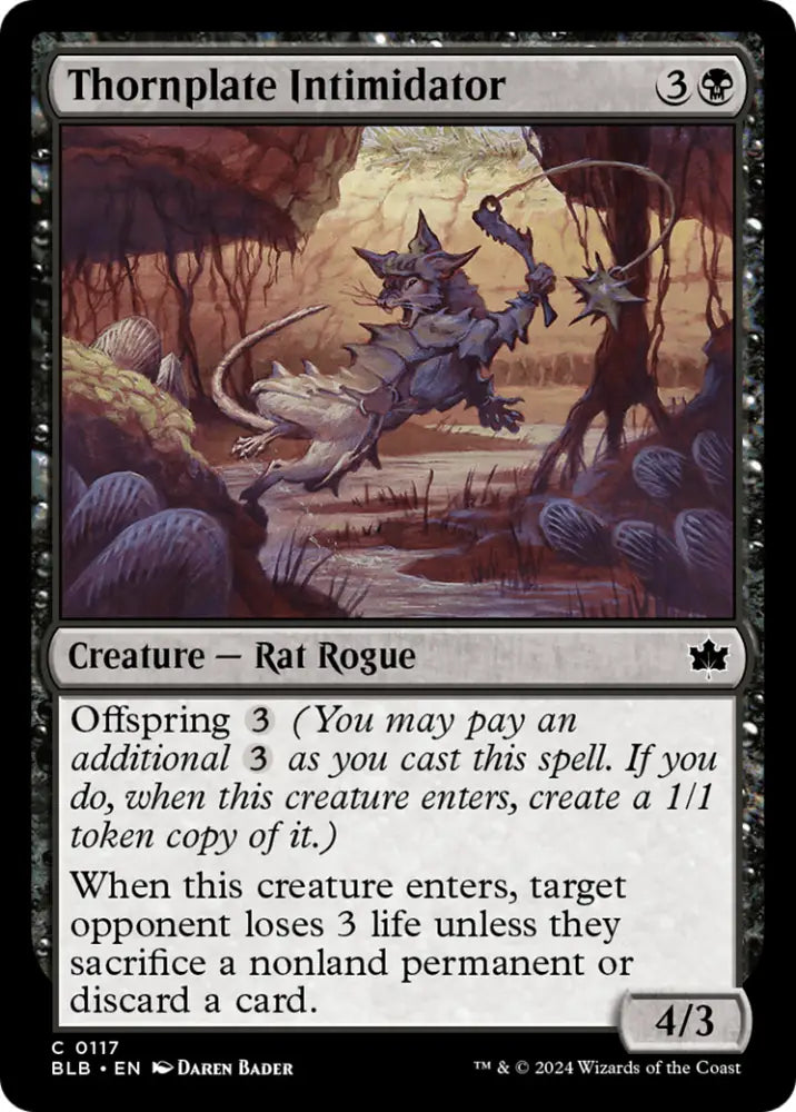 Thornplate Intimidator [Bloomburrow] - MTG Single