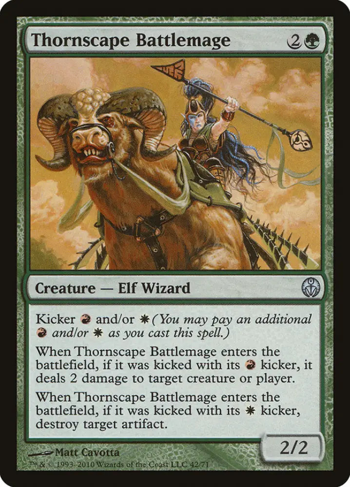 Thornscape Battlemage [Duel Decks: Phyrexia vs. the Coalition] - MTG Single