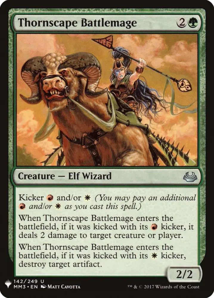 Thornscape Battlemage [Mystery Booster] - MTG Single