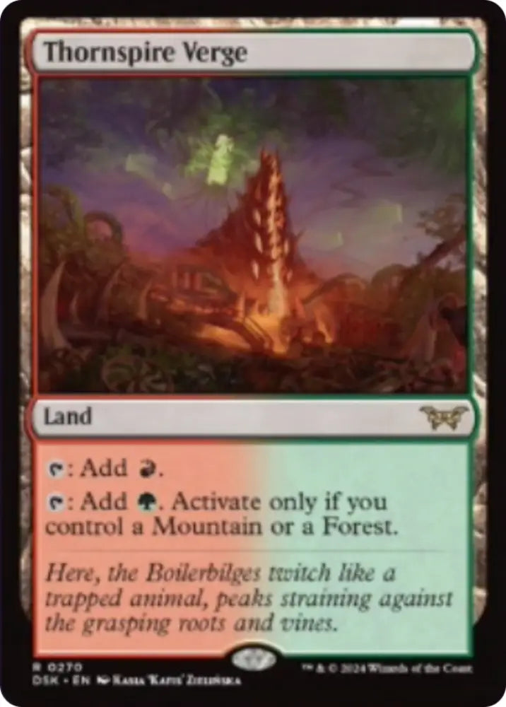 Thornspire Verge [Duskmourn: House of Horror] - MTG Single