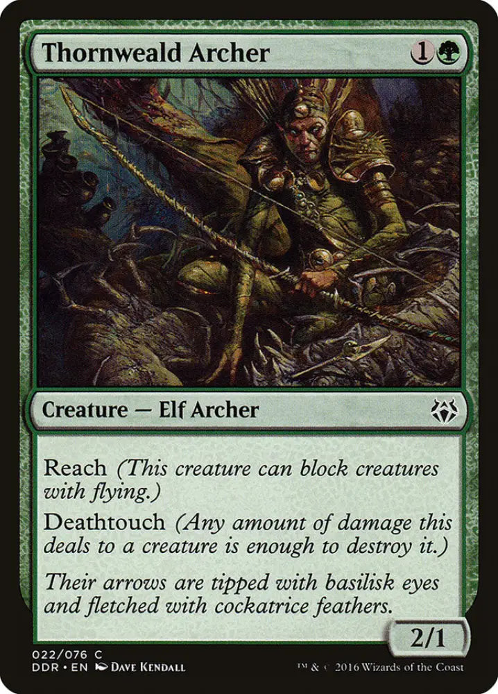 Thornweald Archer [Duel Decks: Nissa vs. Ob Nixilis] - MTG Single