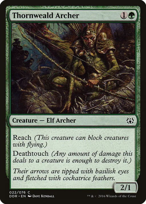 Thornweald Archer [Duel Decks: Nissa vs. Ob Nixilis] - MTG Single