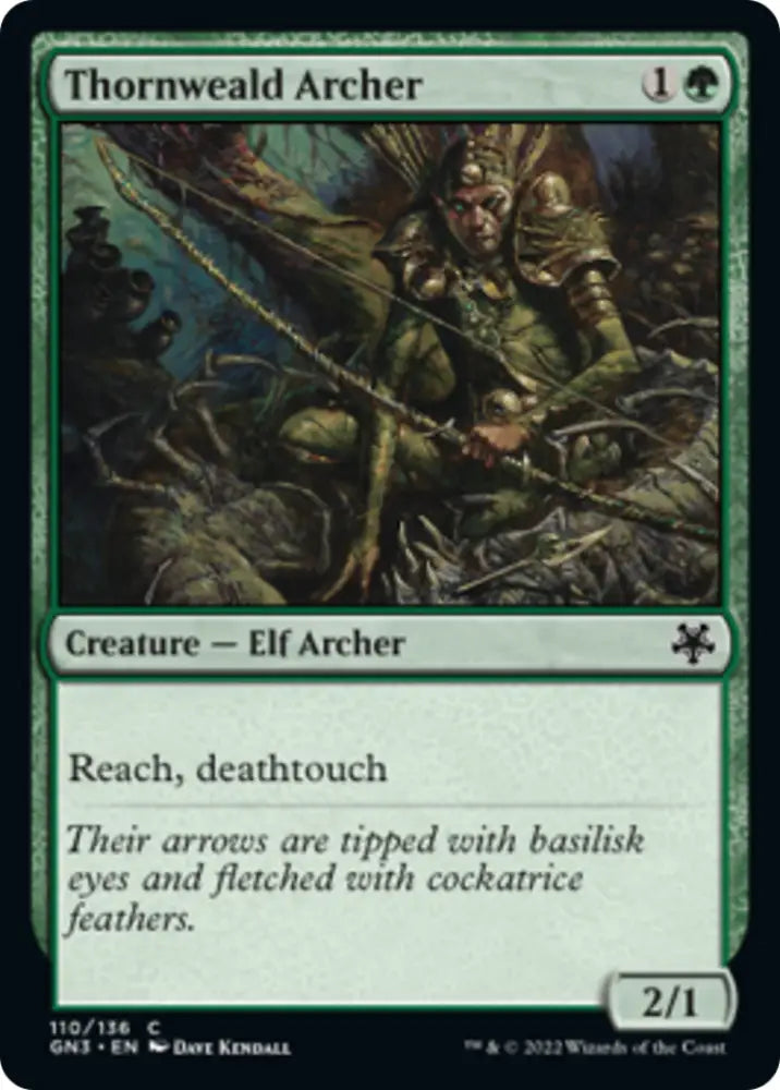 Thornweald Archer [Game Night: Free-for-All] - MTG Single