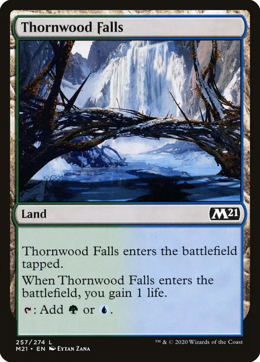 Thornwood Falls [Core Set 2021] - MTG Single