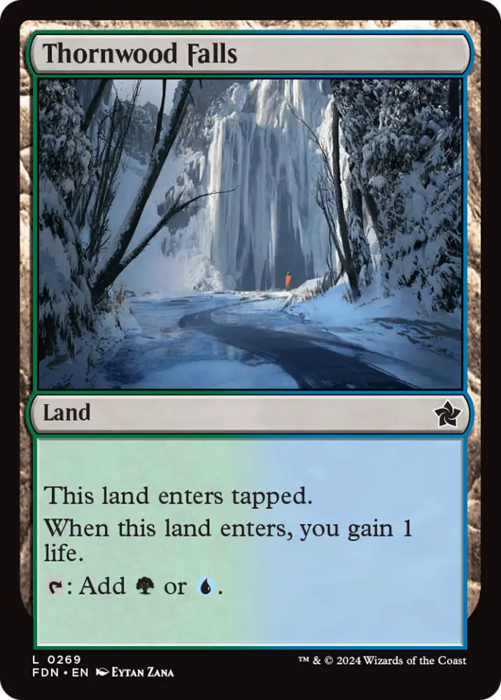 Thornwood Falls [Foundations] - MTG Single