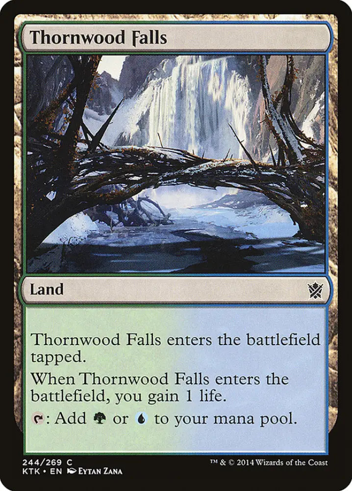 Thornwood Falls [Khans of Tarkir] - MTG Single
