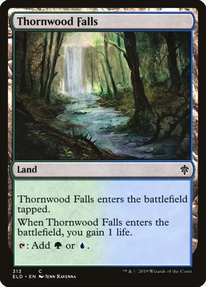 Thornwood Falls [Throne of Eldraine] - MTG Single