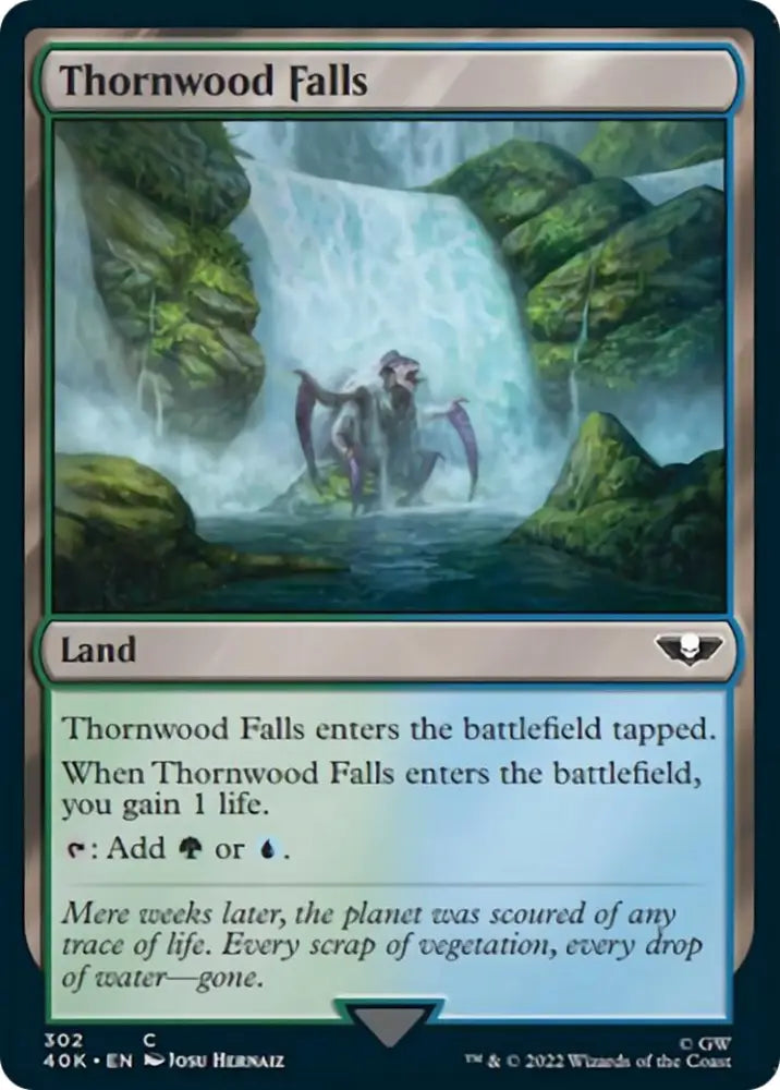 Thornwood Falls [Warhammer 40,000] - MTG Single
