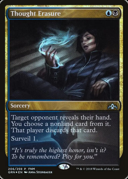 Thought Erasure (FNM) [Guilds of Ravnica Promos] - MTG Single