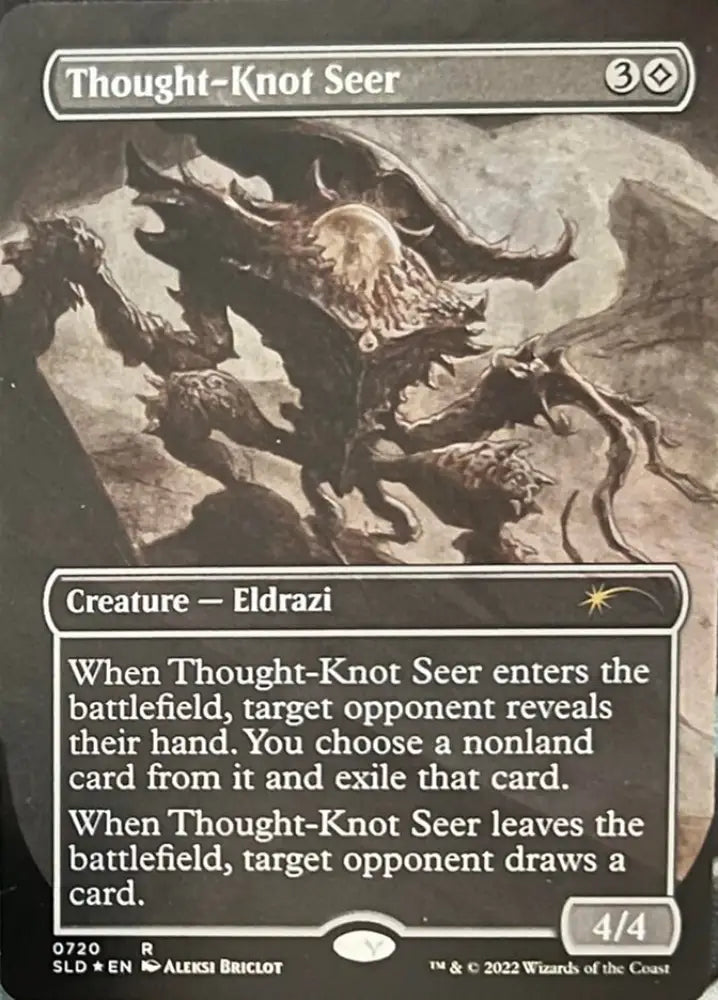 Thought-Knot Seer (720) (Borderless) [Secret Lair Drop Promos] - MTG Single
