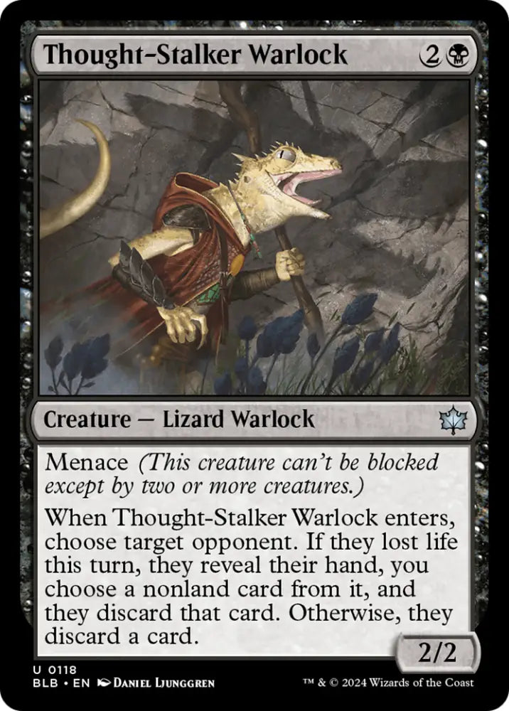 Thought-Stalker Warlock [Bloomburrow] - MTG Single