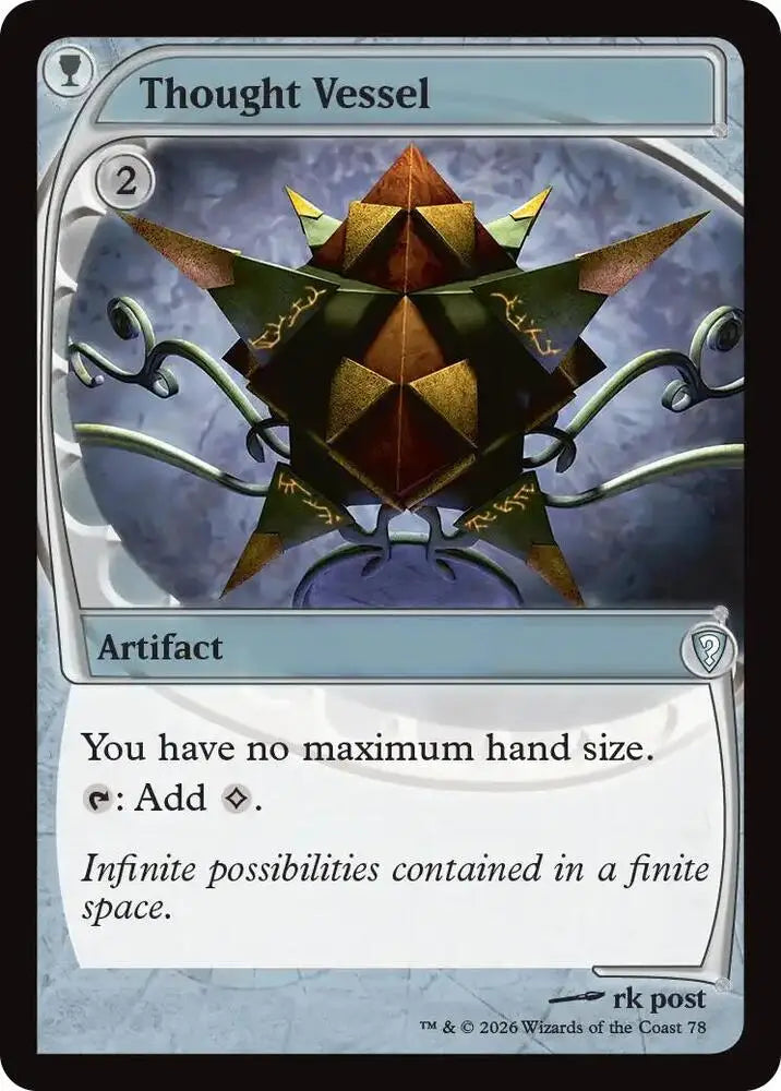 Thought Vessel (Future Sight) (78) [Mystery Booster Commander Edition]