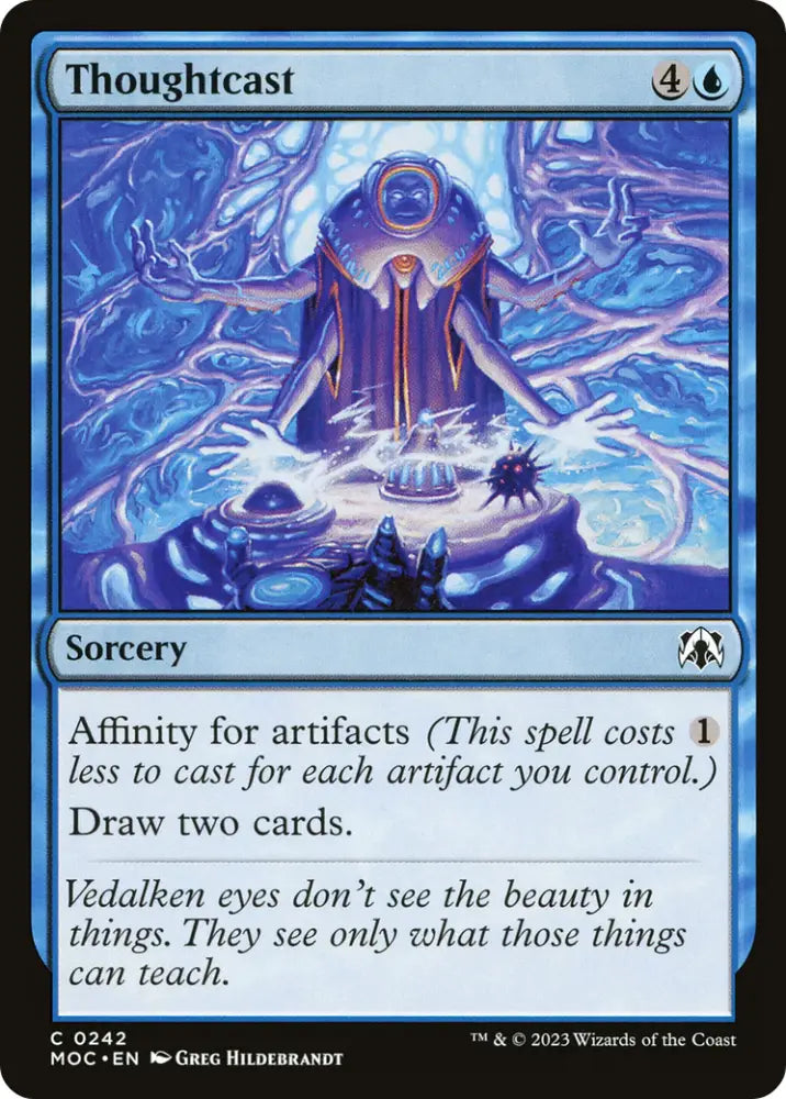 Thoughtcast [March of the Machine Commander] - MTG Single