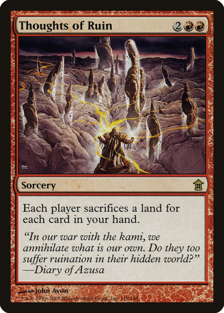 Thoughts of Ruin [Saviors of Kamigawa] - MTG Single