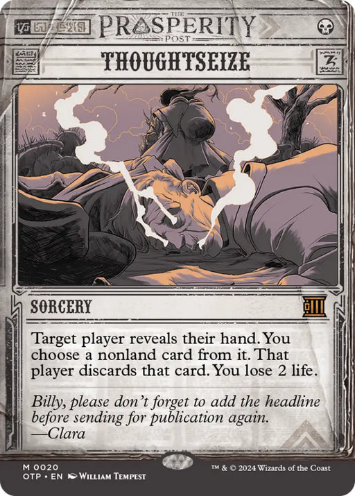 Thoughtseize [Outlaws of Thunder Junction: Breaking News] - MTG Single
