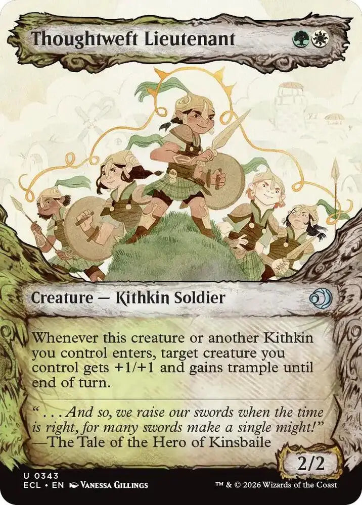 Thoughtweft Lieutenant (Showcase) (343) [Lorwyn Eclipsed]