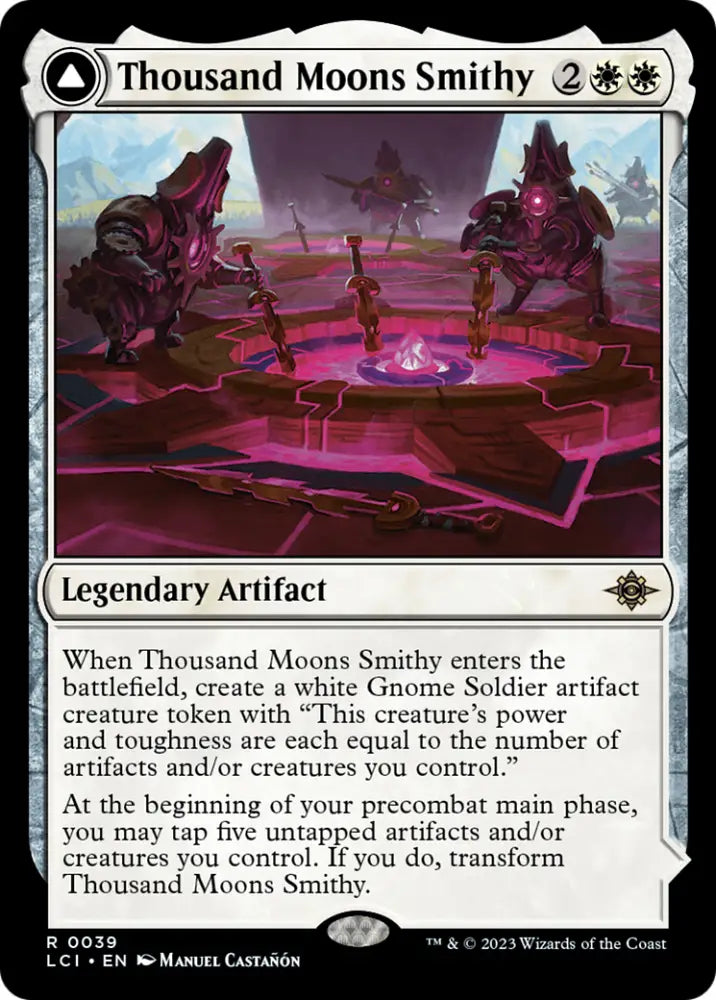 Thousand Moons Smithy // Barracks of the Thousand [The Lost Caverns of Ixalan] - MTG Single